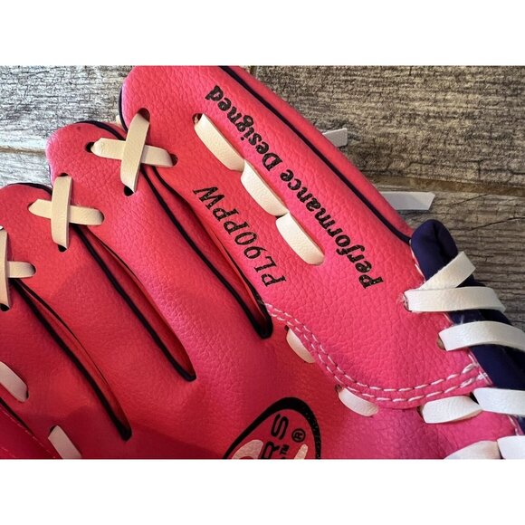 Rawlings Player Series PL90PPW 9 Inch Tee Ball Glove Pink Right Hand Throw RHT - Picture 7 of 7